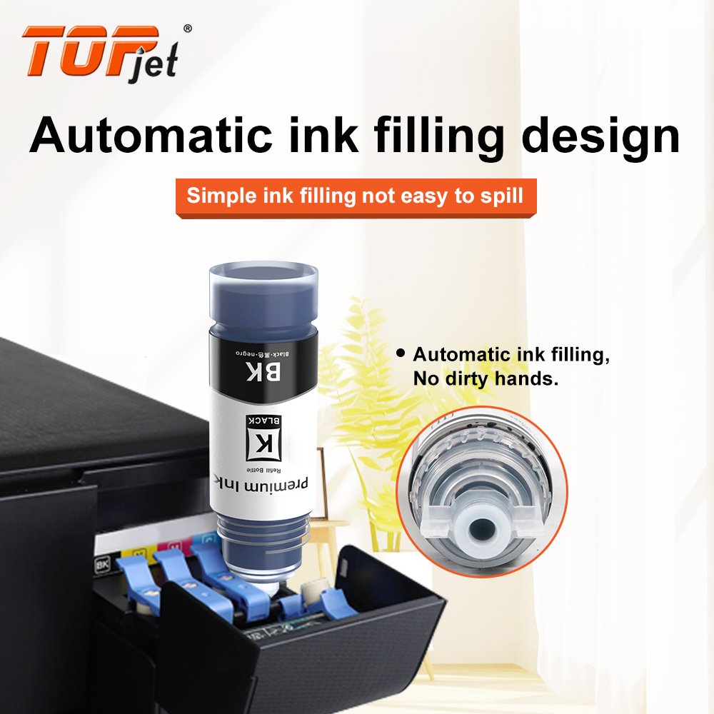 Topjet T502 refill sublimation ink custom suit for EP 15000 ET2760 ET4760 ET3710 ET4750 ST4000 ET3750 ST2000 transfer printing