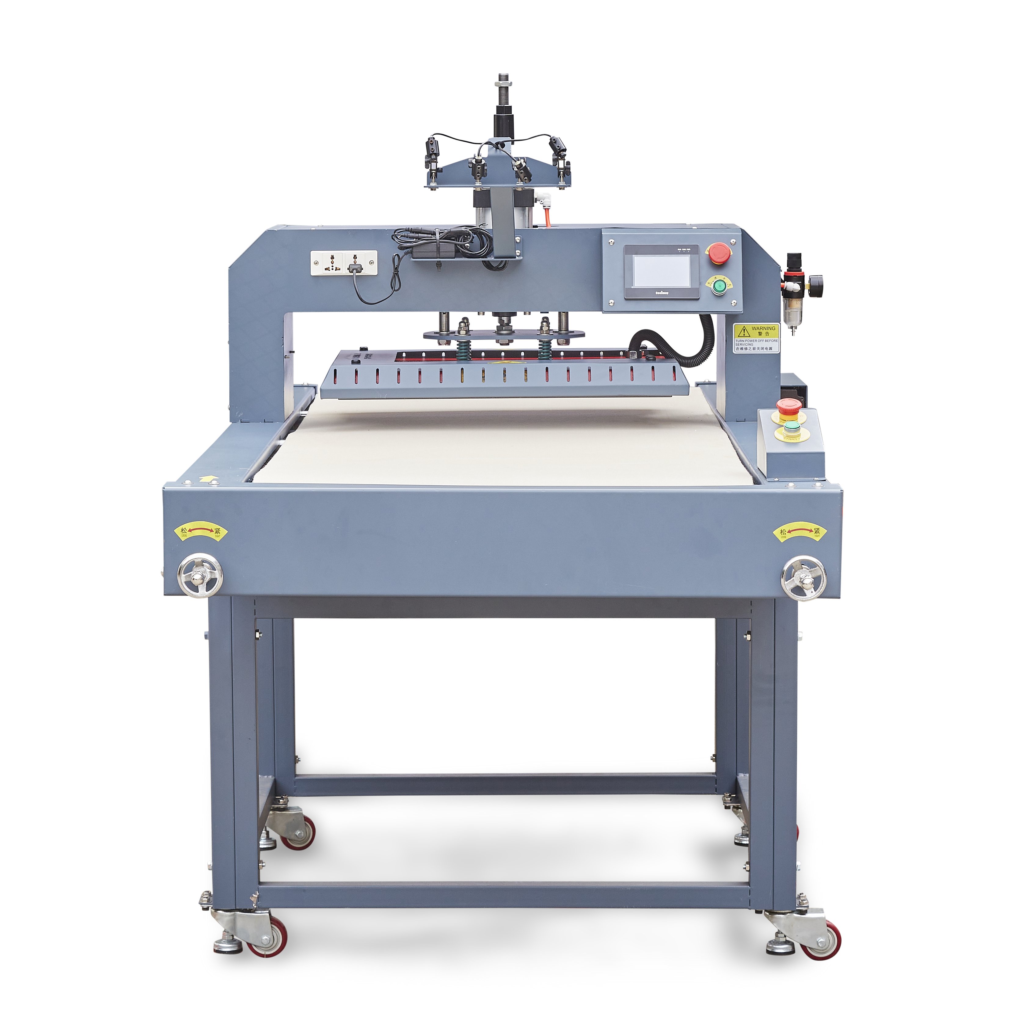 J Conveyor belt Heat press white t shirt printing sublimation Heat Transfer machine 40*60cm