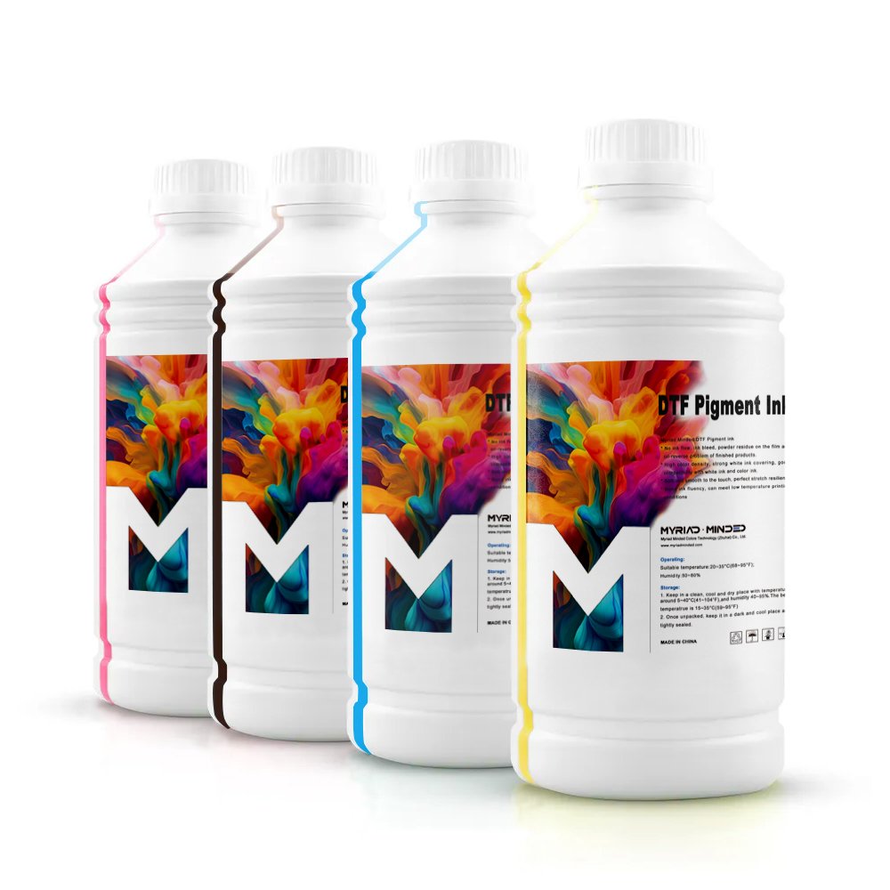 High-quality 1000ML cmykw heat transfer printing dtf direct to film white ink for textile T- shirt inkjet printer