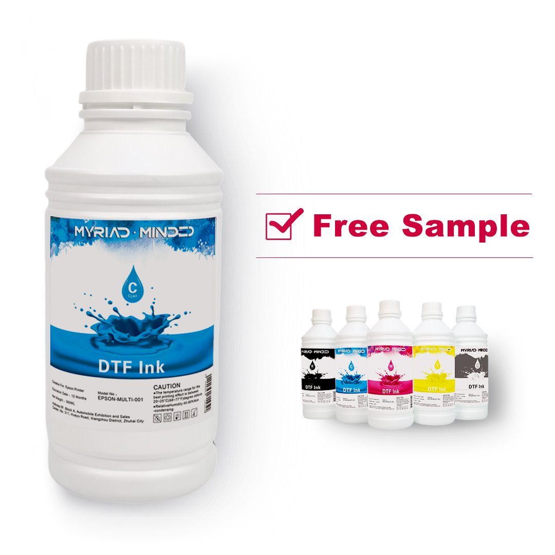 High-quality 1000ML cmykw heat transfer printing dtf direct to film white ink for textile T- shirt inkjet printer