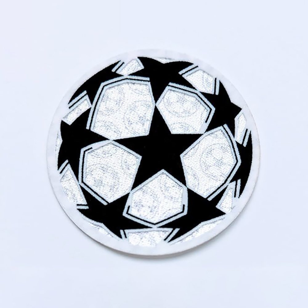 Hot Heat Transfer Sports Soccer Team Club Jersey 3D Flocking Tatami Fabric Custom Flock Champions League Lextra Patch