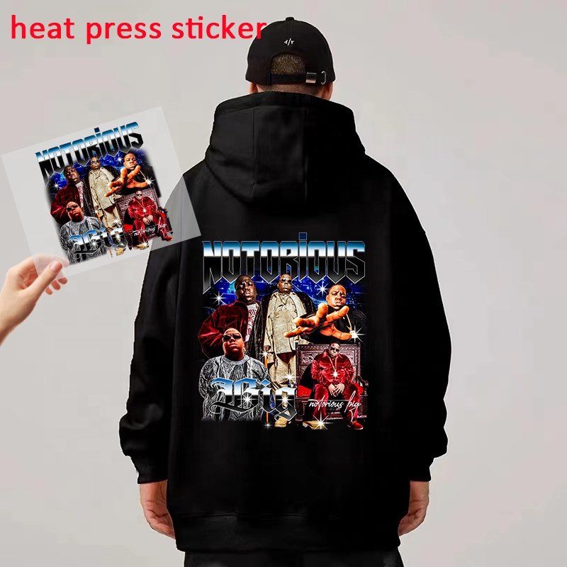 Professional customization heat press sticker transfer printing custom dtf heat transfers dtf transfers for t shirts