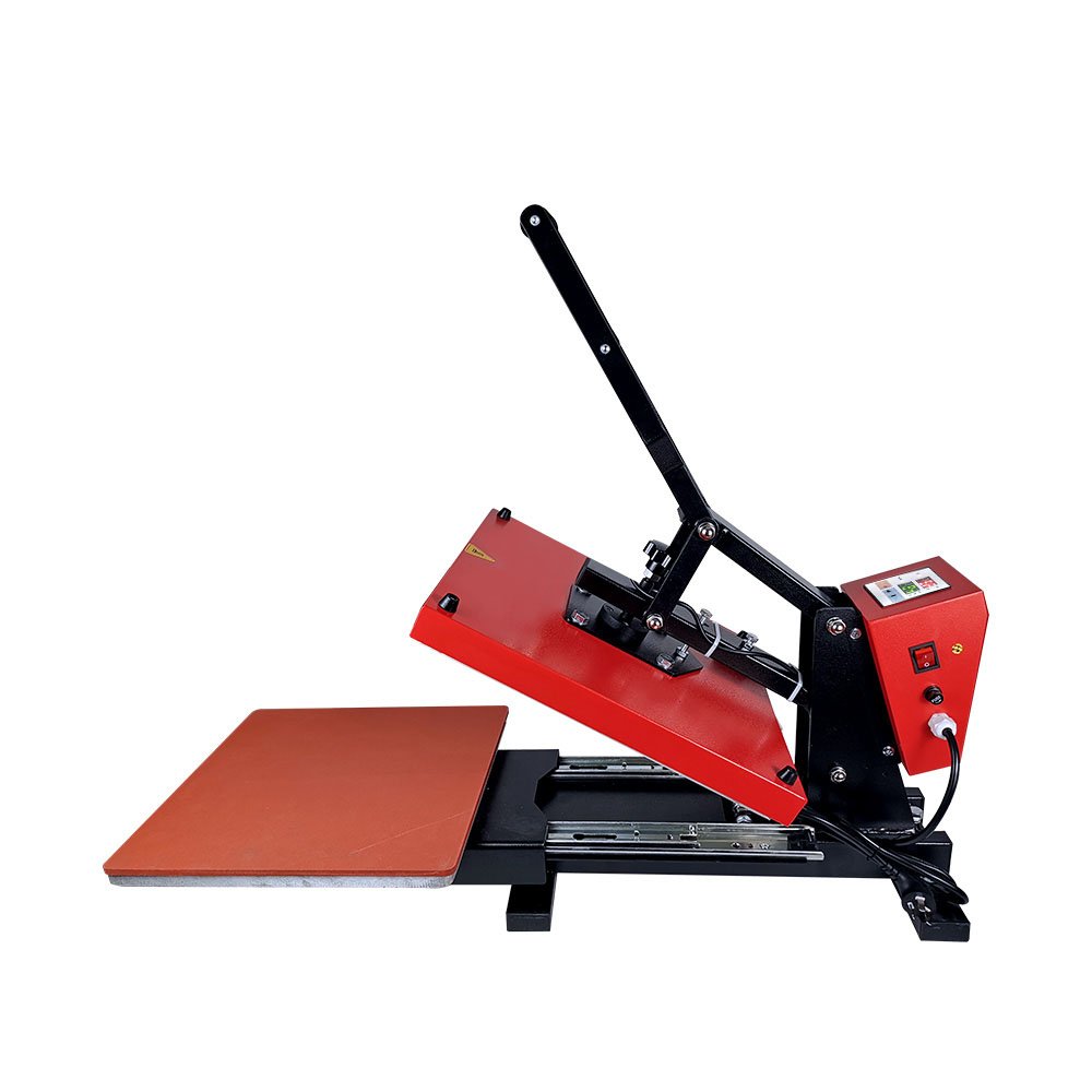 Xingyan 40*60cm Clamshell Heat Press machine with Slide out Bed Flat Sublimation Tshirt Manual High Pressure Heat Press Machine