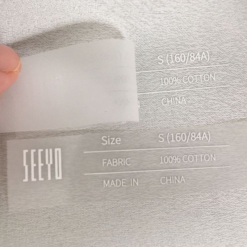 Heat Transfer Label Customised Logo Label Heat Transfer Printed Your Needed On Heat Transfer Label