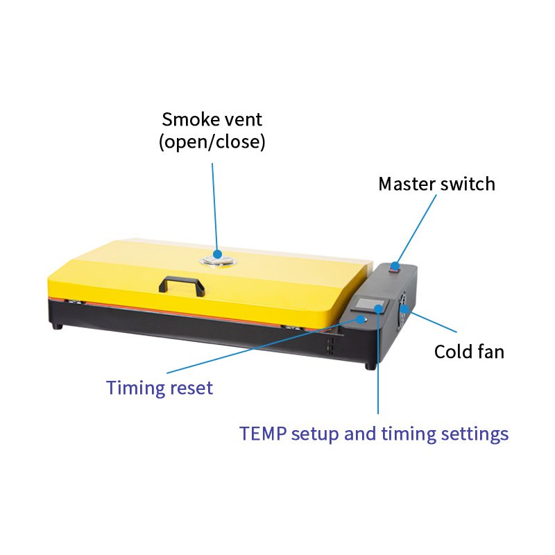 DTF 60CM a2 A3+ L1118/L1800/1390 ink pet film Sheet Oven Dryer hot melt Powder heating DTF A4 A3 A1 drying curing Oven