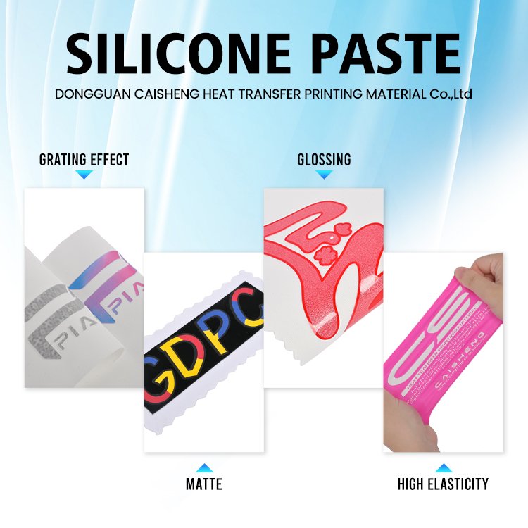 custom label logo 3D silicone printing label heat transfer luxury garment reflective label for shirts