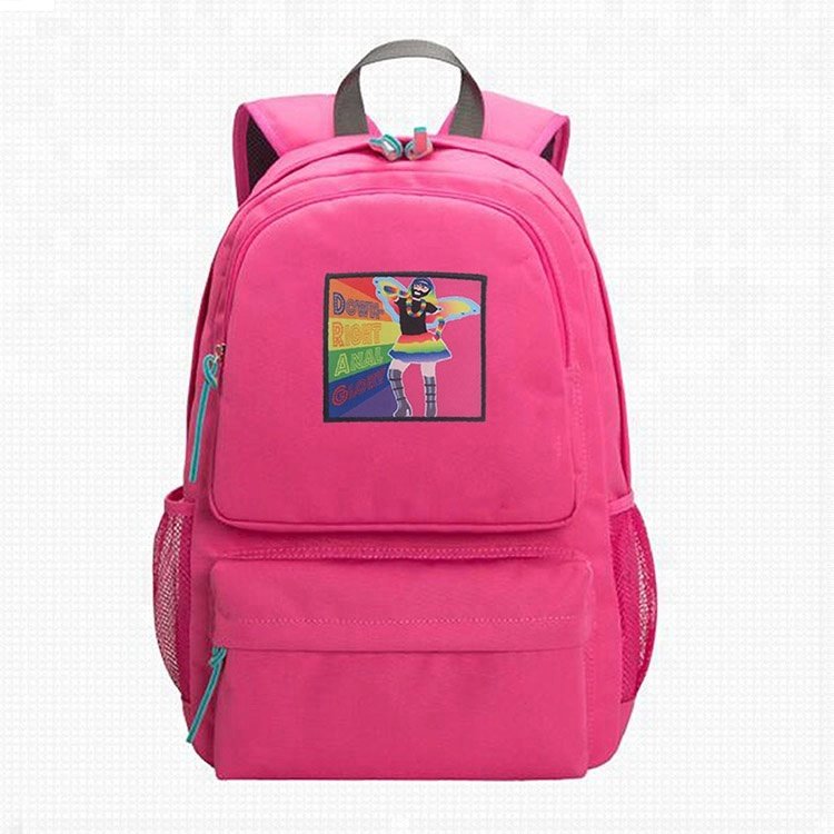 Custom Cartoon Logo Heat Transfer Digital Printed Sublimation Patch Badge for Backpack or Clothing