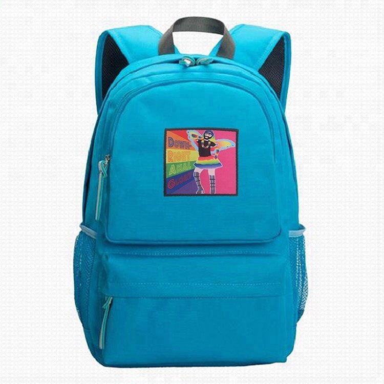 Custom Cartoon Logo Heat Transfer Digital Printed Sublimation Patch Badge for Backpack or Clothing