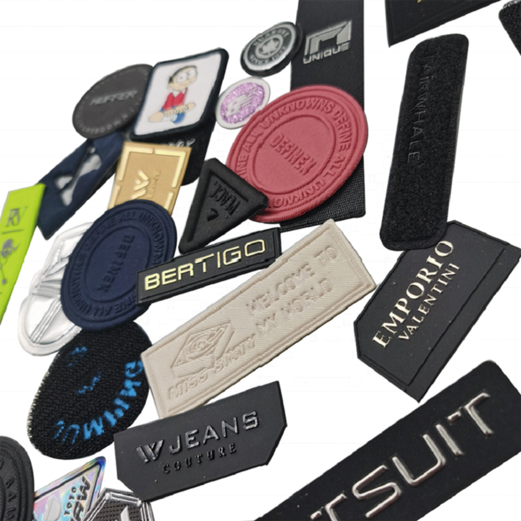 New Design Fashion High-end Soft Colorful 3D Silicone Heat Transfer Printing Label
