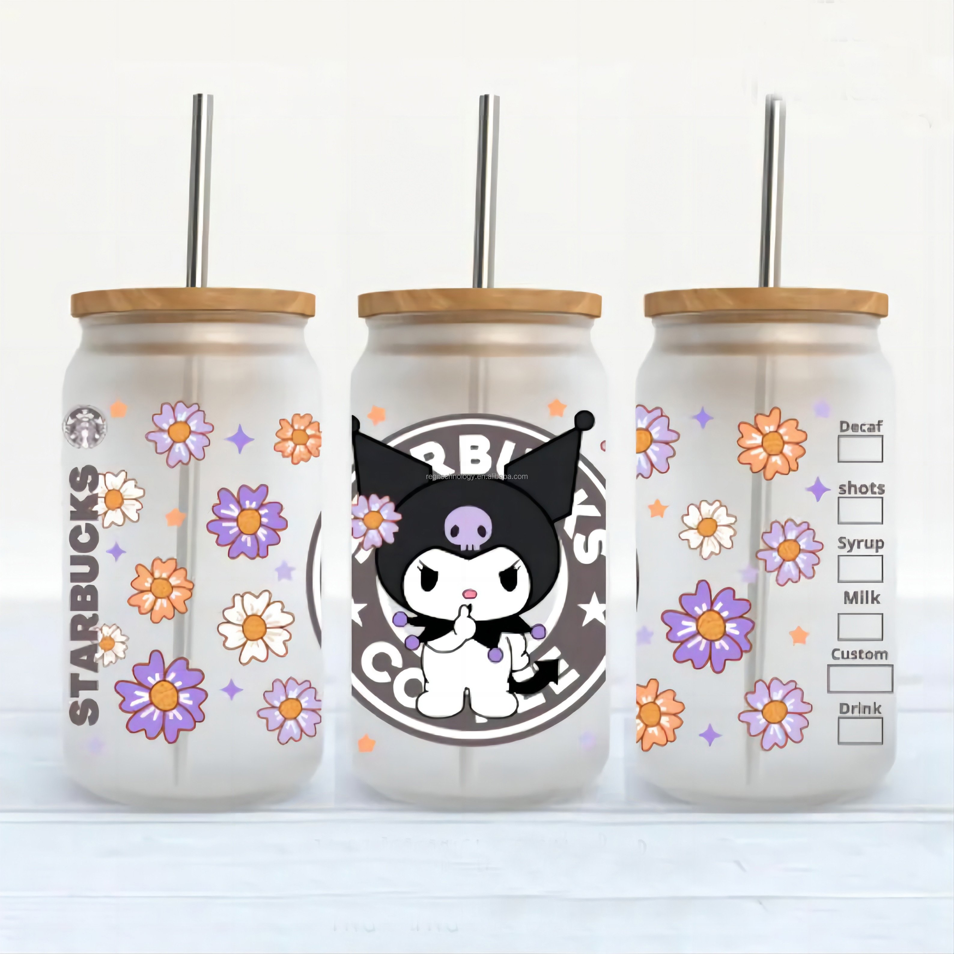 Uv Dtf Wraps For Cups Custom Dtf transfer print Heat Press transfer Uv Dtf Cup Wrap transfers 16oz Wholesale Factory Price