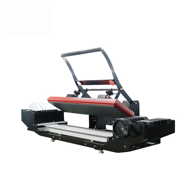 Cheap Price 25x100cm Single Sided Sublimation Ribbon Hydraulic Lanyard Heat Press Transfer Printing Machine for Fabric