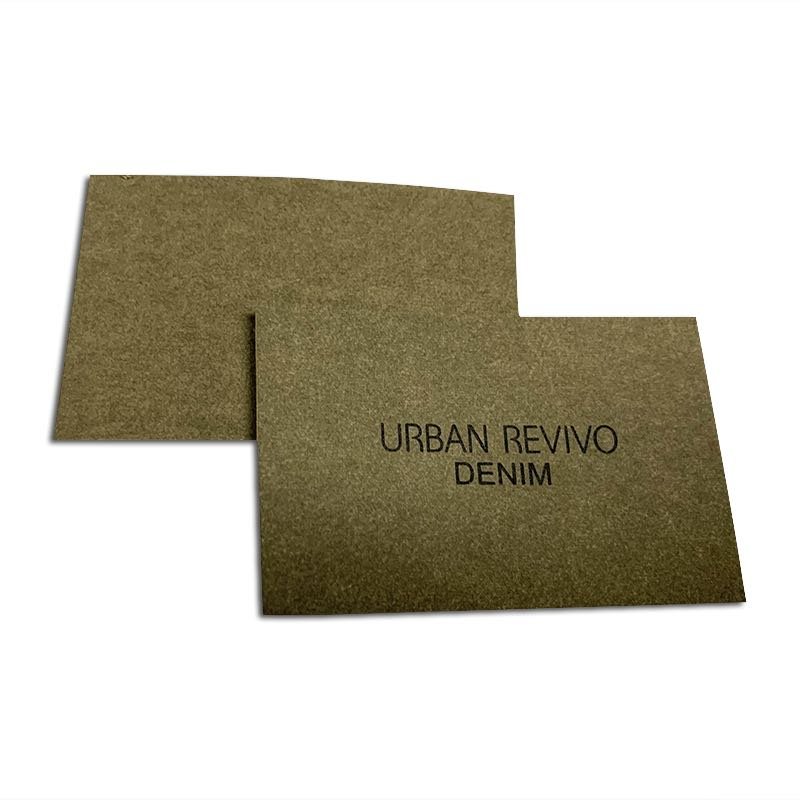 factory custom leather patch for logo heat transfer print
