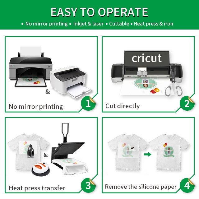 Cheap Original Classic t-shirt fabric heat transfer printing paper for inkjet and laser printer