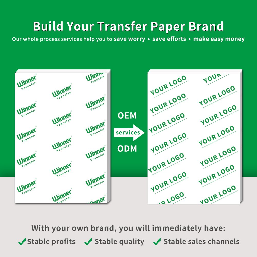 Cheap Original Classic t-shirt fabric heat transfer printing paper for inkjet and laser printer