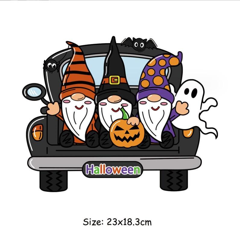 halloween custom heat press stickers transfer printing vinyl designs logo high quality dtf transfers for shirts