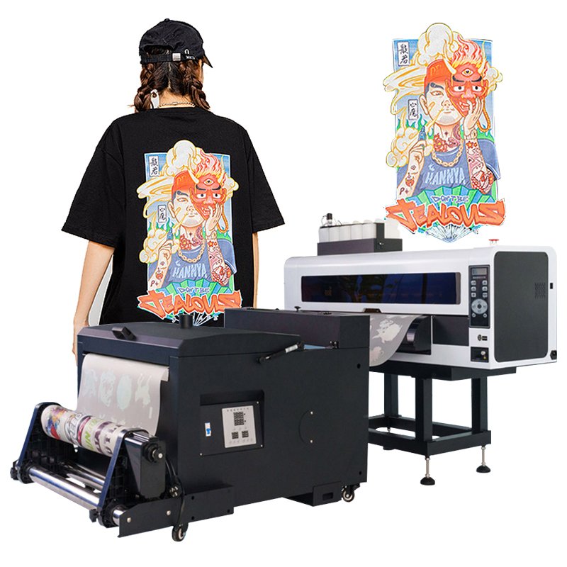 OKAI 24inch Dtf Tshirt Printing Machine A1 60cm Dtf Printer With 2 Xp600 /i3200 Head