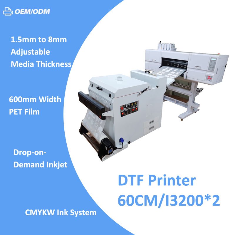 Printing curing treatment I3200*2/4 t shirt name printing machine a3 dtf transfer print t-shirt printer all in one