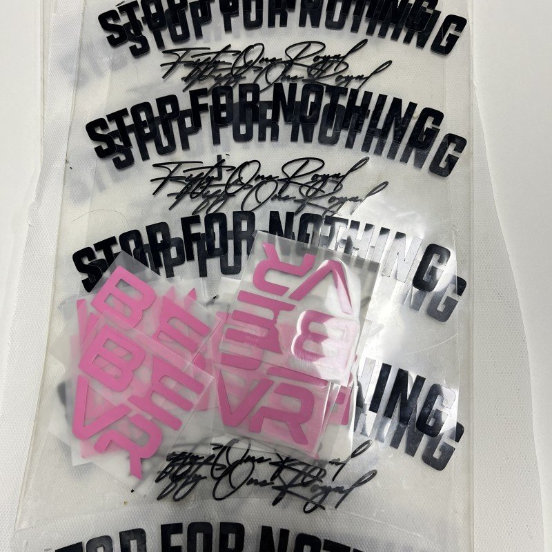Custom Plastisol Rubber Heat Transfer PVC Silicone dtf Heat Patch Iron On Clothing 3D Printed LOGO Brand Label For Tshirt