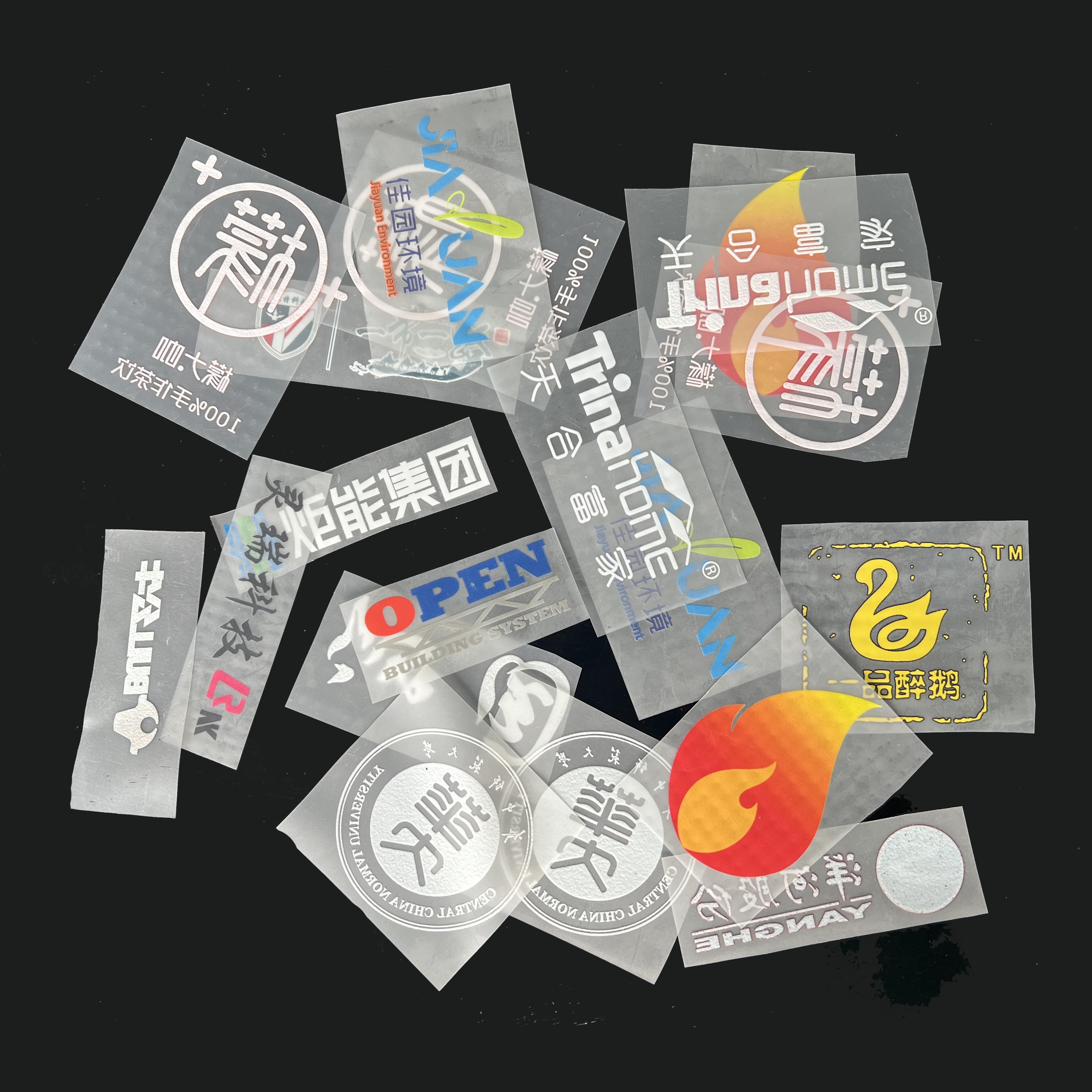 Custom Screenprint Screen Printing Transfer Sticker Manufacturers Designs Pattern Logo plastisol Heat Transfer For t-shirt