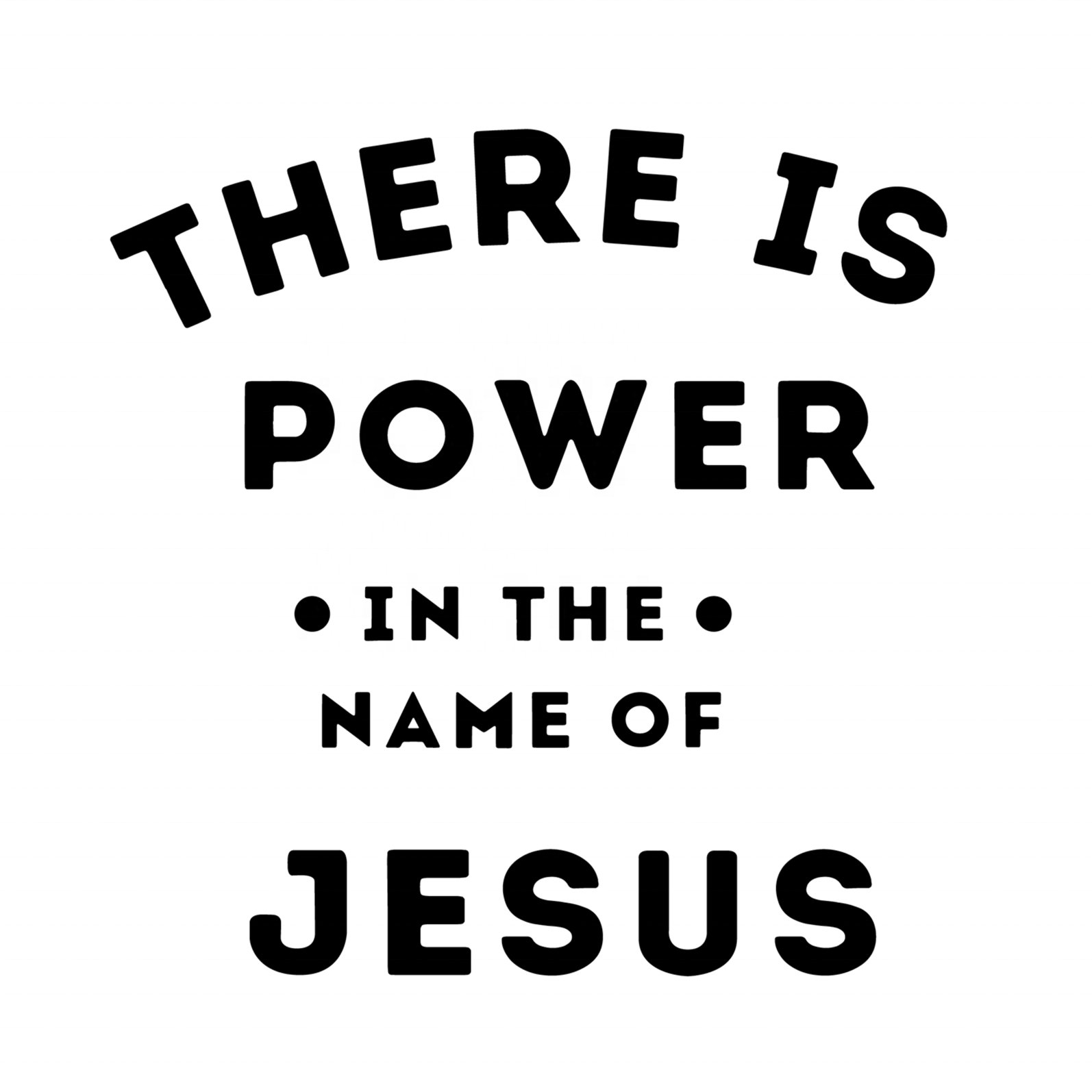 Wondove Christian DTF Heat Transfer DTF Printing Transfer Iron on There is Power in the Name of Jesus Stickers Designs