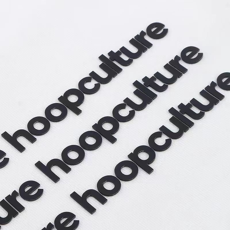 Custom 3d Silicone Logo Heat Transfer Printing Label Sticker Heat Transfer Label For Clothes