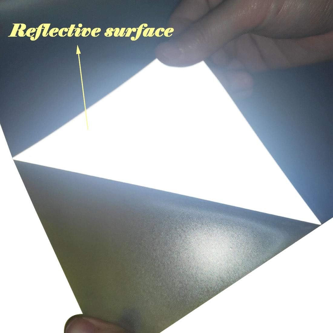 Garment labels reflective sliver logo sticker vinyl luminous 3D Reflective silicone Custom logo heat transfer print