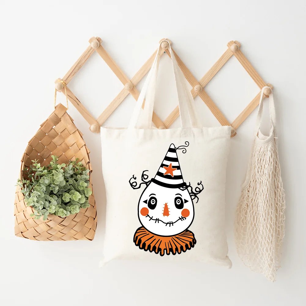 Cartoon Halloween Season Let's Go Ghouls Burn Sage Not Witches Spooky Vibes DTF Iron On Heat Press Transfer Stickers For Clothes
