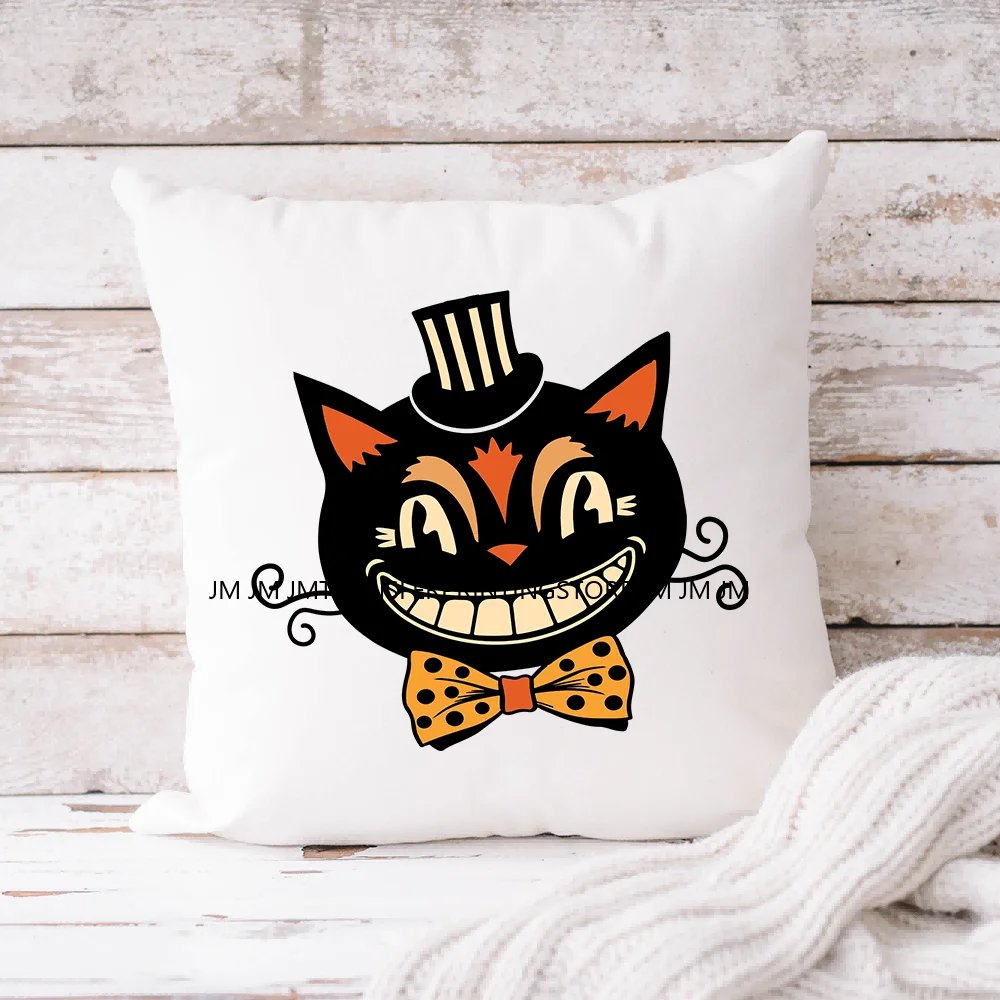 Cartoon Halloween Season Let's Go Ghouls Burn Sage Not Witches Spooky Vibes DTF Iron On Heat Press Transfer Stickers For Clothes