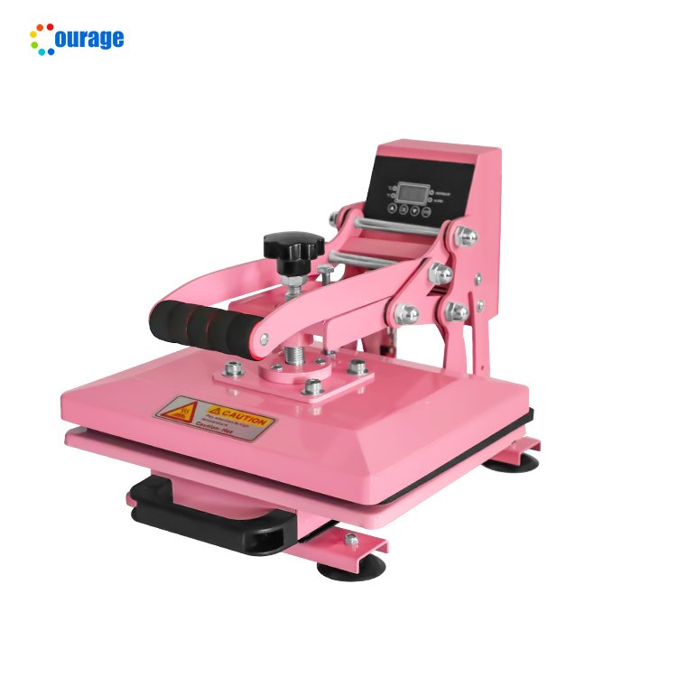 Courage sliding type A4 size 23*30cm shirt sublimation heat press printing machine T shirt transfer printing machines