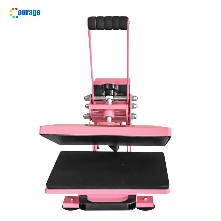 Courage sliding type A4 size 23*30cm shirt sublimation heat press printing machine T shirt transfer printing machines