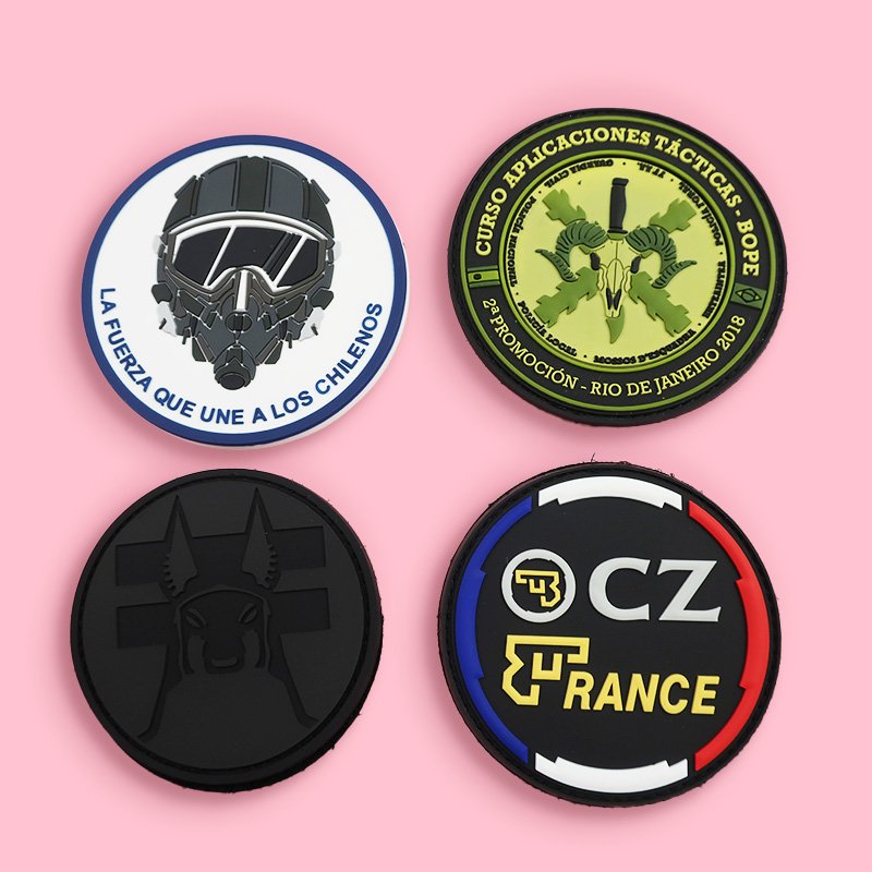 Wholesale luxury design clothing letter designer custom logo patches badge pvc patch for clothing