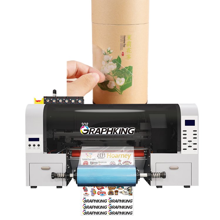 2023 New A3 UV Dtf sticker Printer Direct to Ab Film with Lamination All in One UV LED sticker printing machine