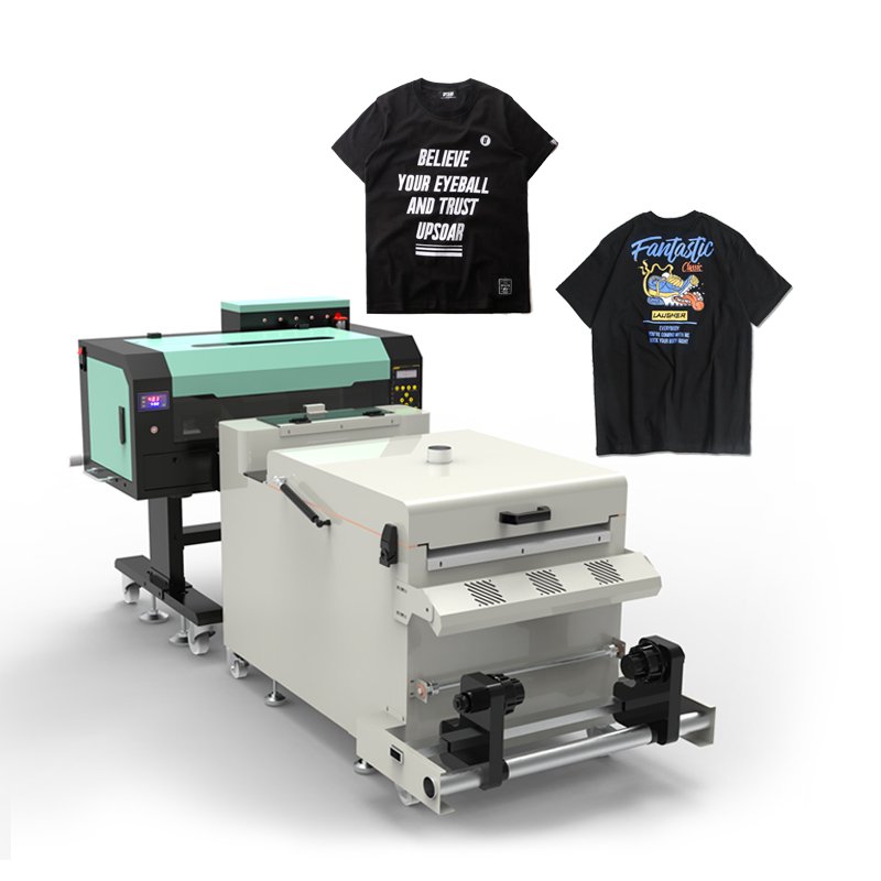 Zhou surmame dtf printer dual head powder shaker impression dtf transfers a3 33cm roll dtf printer for t shirt printing