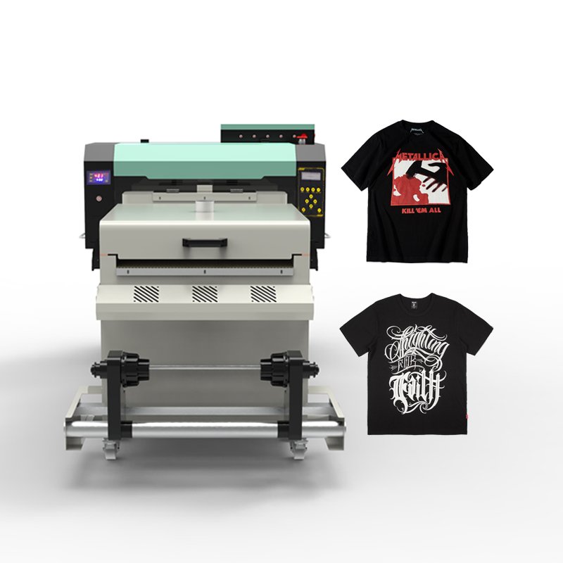 Zhou surmame dtf printer dual head powder shaker impression dtf transfers a3 33cm roll dtf printer for t shirt printing