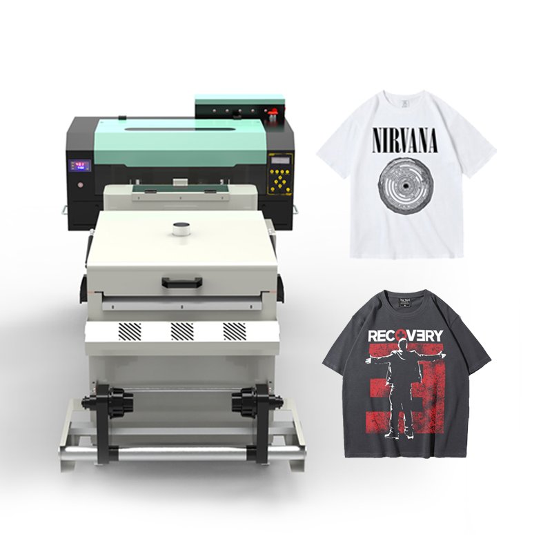 Zhou surmame dtf printer dual head powder shaker impression dtf transfers a3 33cm roll dtf printer for t shirt printing