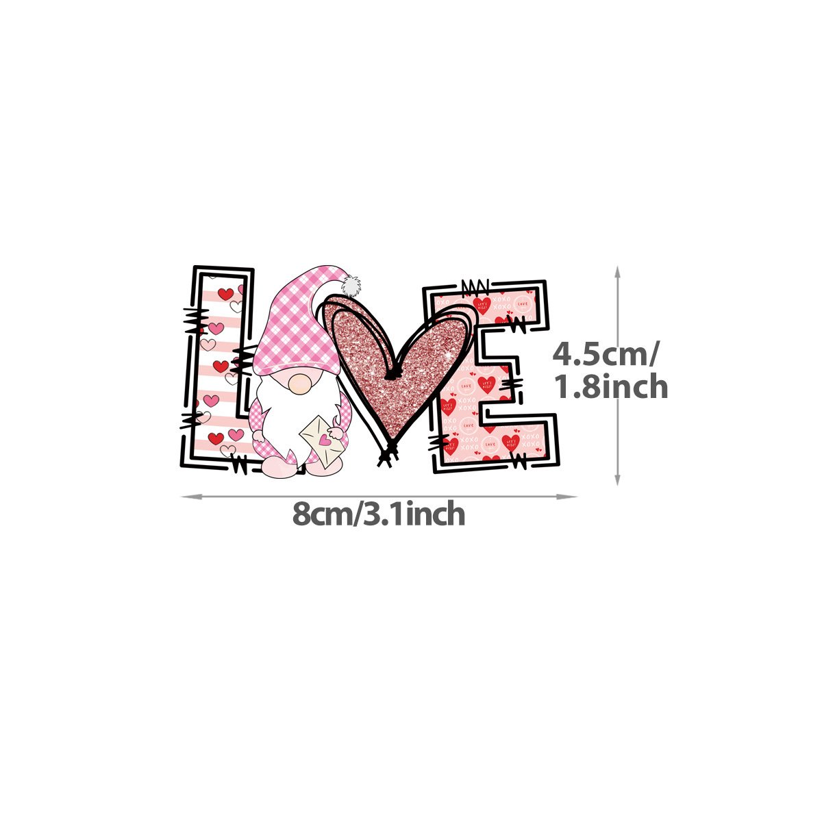 The new Valentine's Day couple costumes high elasticity and washable custom heat transfers designs for t shirts