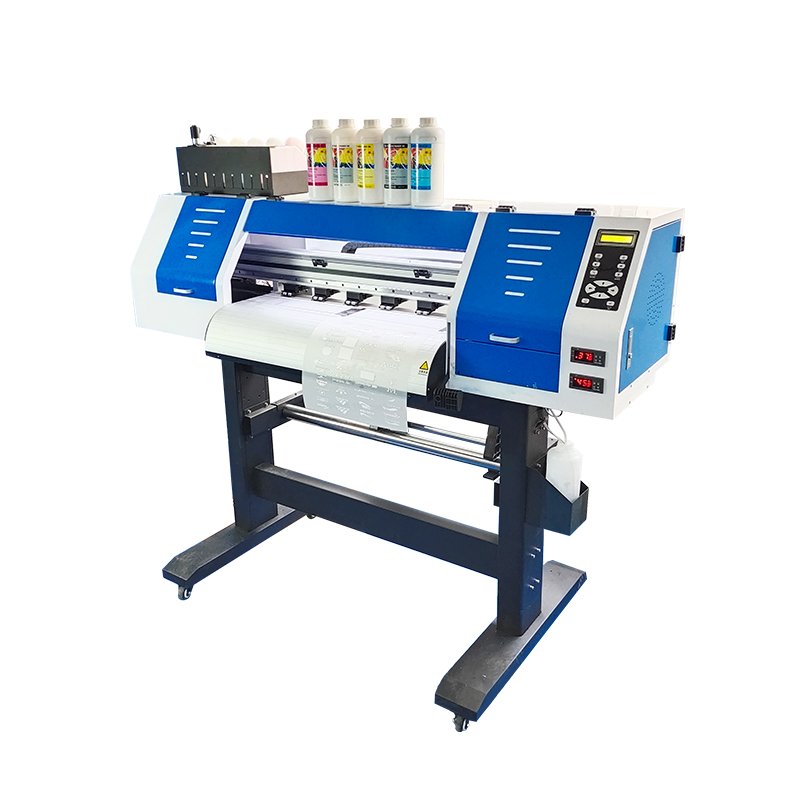 2 Head 60CM Pet Film i3200 XP600 DTF Printer for Tshirt Printing with 24'' Powder Shaker Dryer