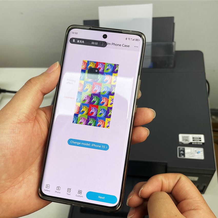 2024 Custom Mobile Accessories Automatic Sublimation Case Heat Transfer Printing Machine Retail Home Use 2:1 Case New Bearing