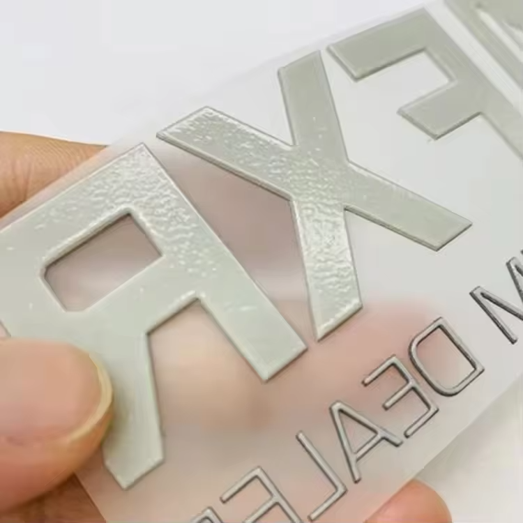 Custom Iron On Heat Press 3D Silicone Heat Transfer Printing Garment Label Silicon Sticker Logo For T-Shirt