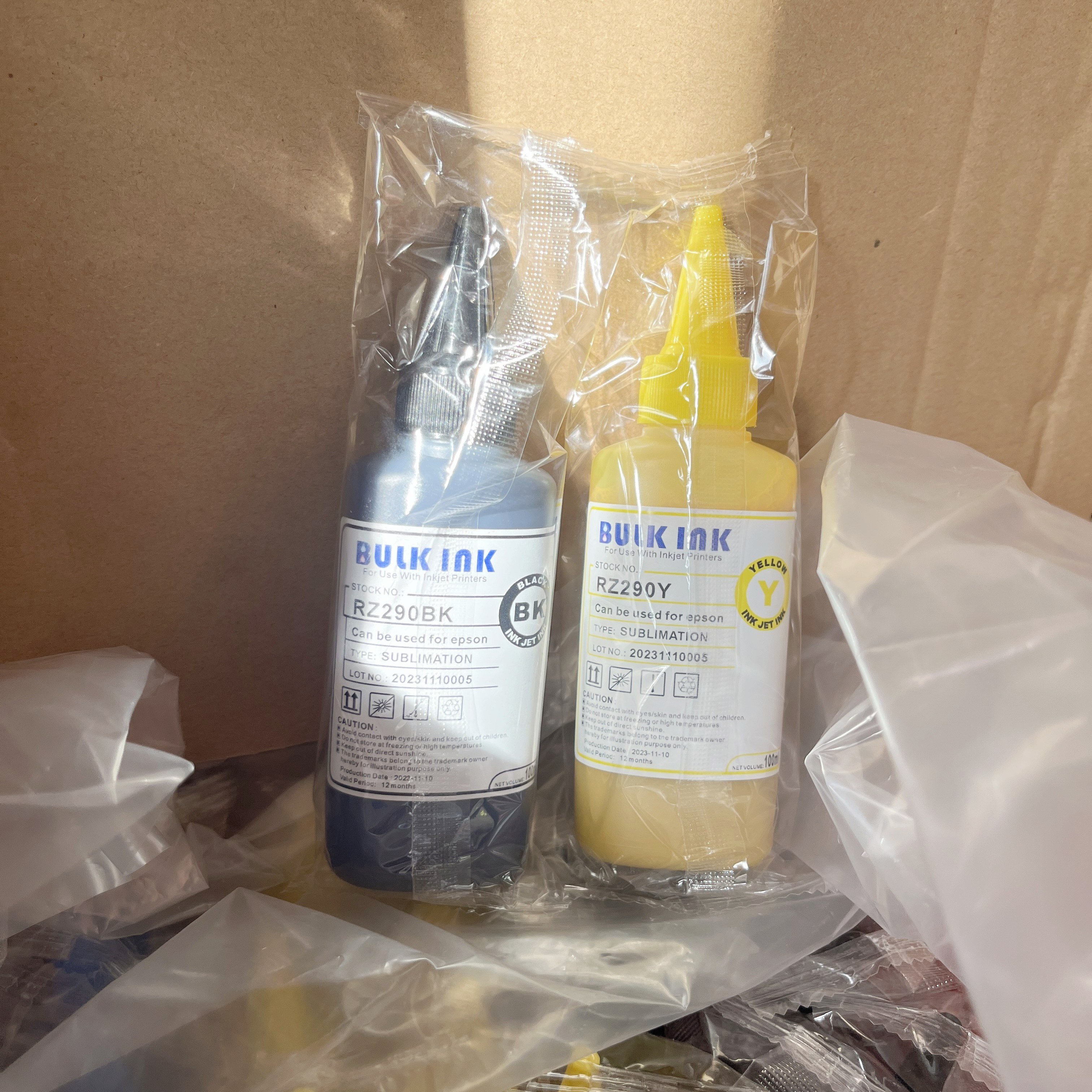 HOT SALE transfer printing premium cheap DYE inkjet sublimation refill inks for EPSON
