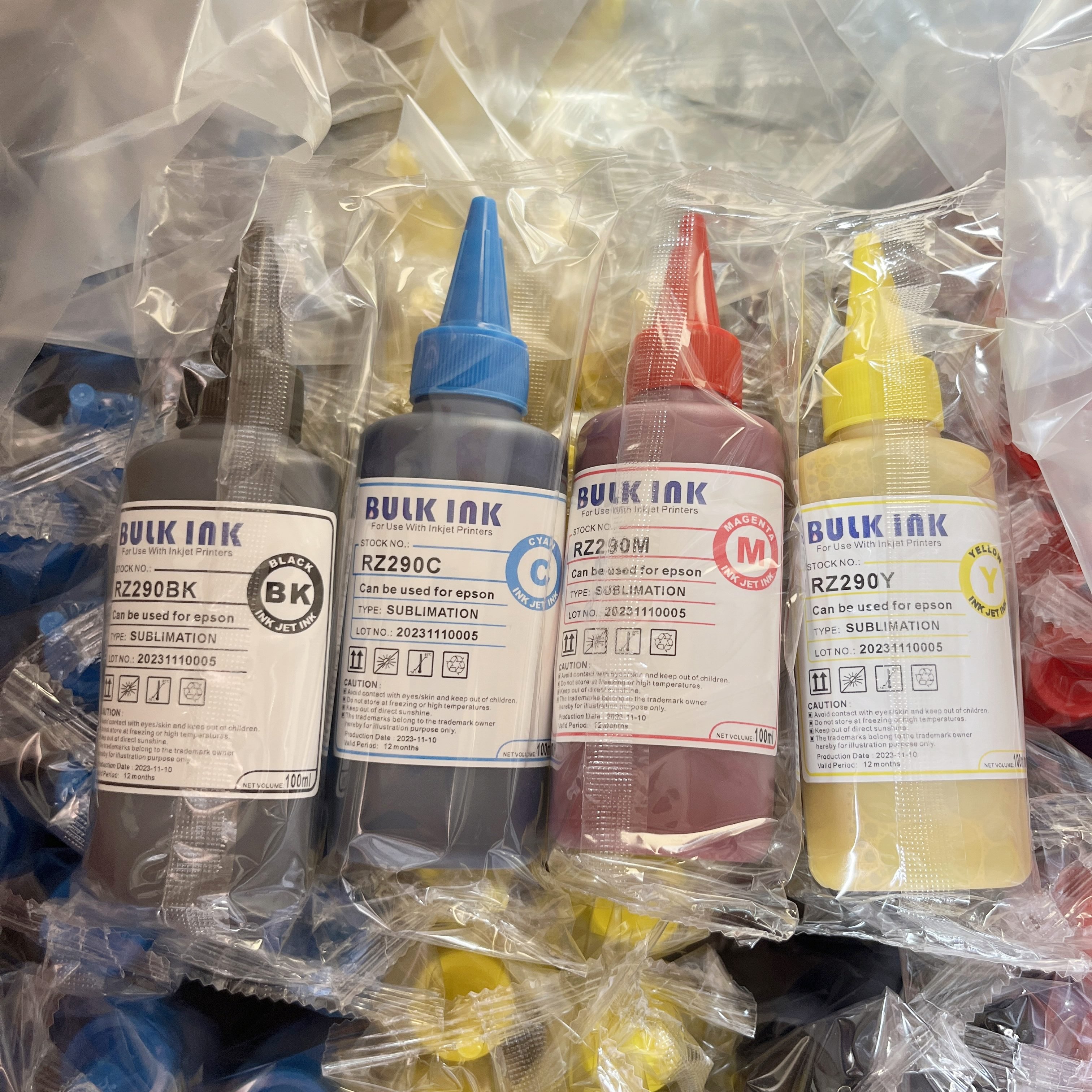 HOT SALE transfer printing premium cheap DYE inkjet sublimation refill inks for EPSON