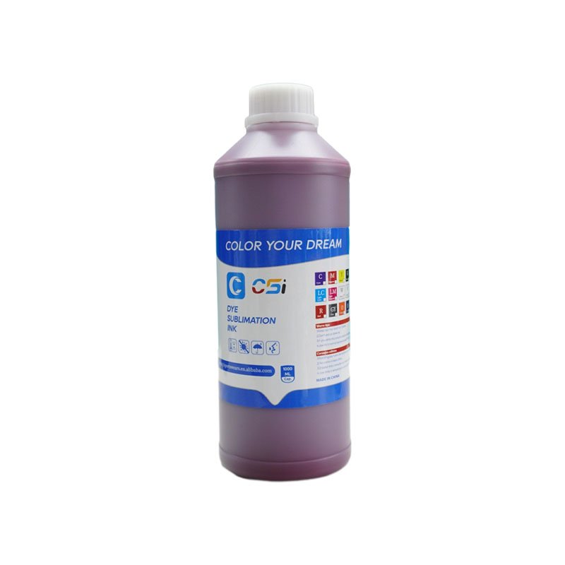 Dye Sublimation Ink Transfer Printing CSI 1000ML TFP PRINTHEAD sublimation ink for polyester jersey printing