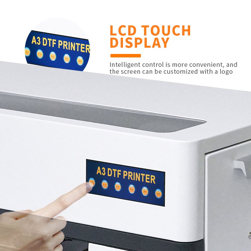 heat transfer inkjet dtf printer a3 to roll dtf film heat transfer t-shirt printer t shirt printing machine a3 dtf printer