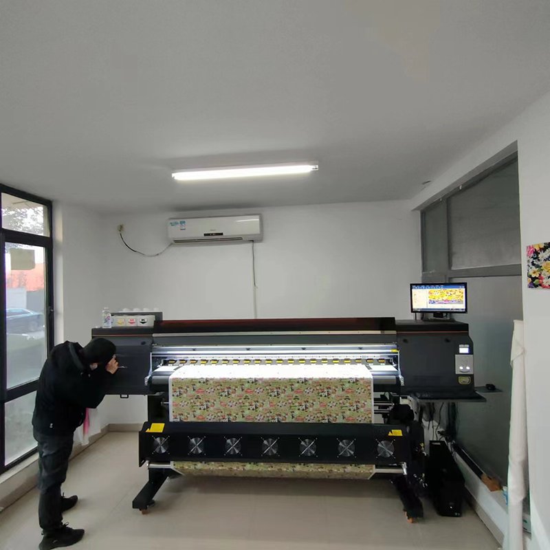 fast speed 4 heads i3200 sublimation printer machine large format 1.9m printing width sublimation printer for textile