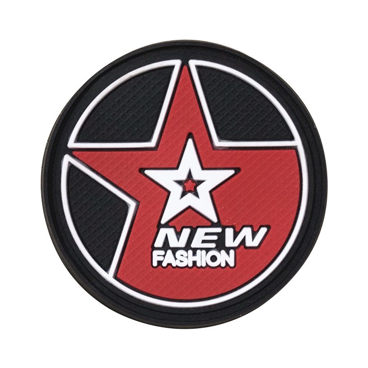 Hook Loop Backing Custom Embroidery Logo 3d Flat Hat Rubber Patches Sewing Thread Pvc Soft Rubber Patch For Clothing Shoes Label