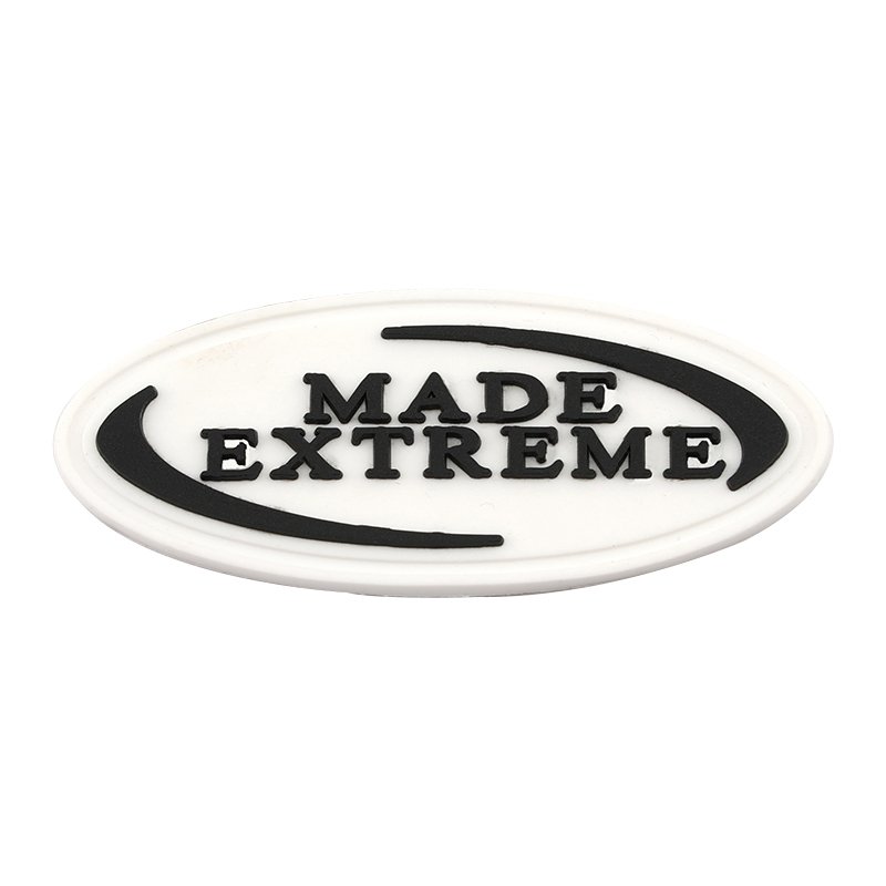 Hook Loop Backing Custom Embroidery Logo 3d Flat Hat Rubber Patches Sewing Thread Pvc Soft Rubber Patch For Clothing Shoes Label