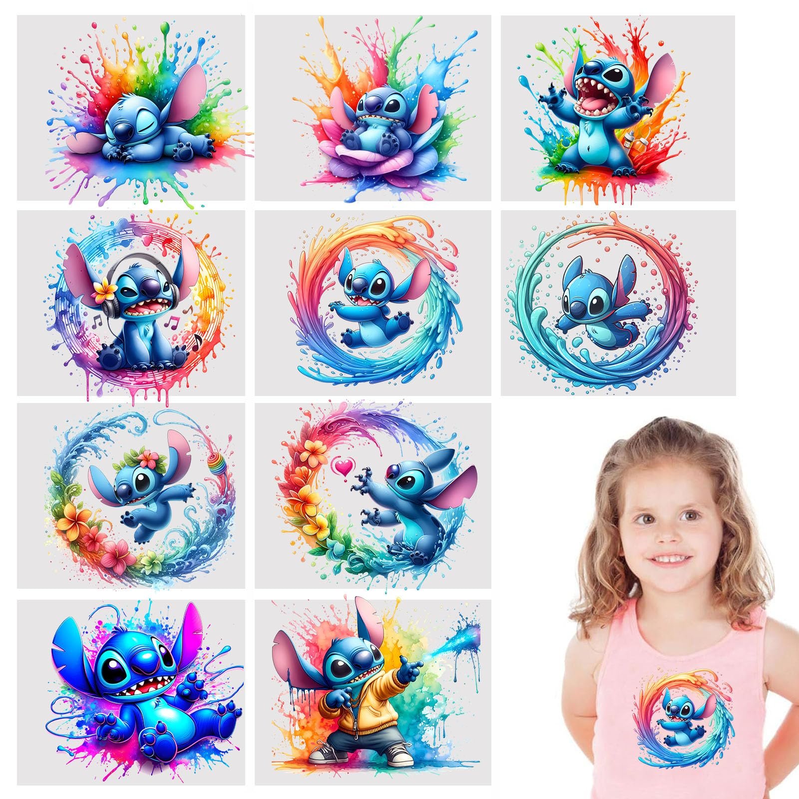 Factory Price Design Custom Big Pattern Logo Plastisol Screen Heat Transfer Printing for T Shirt