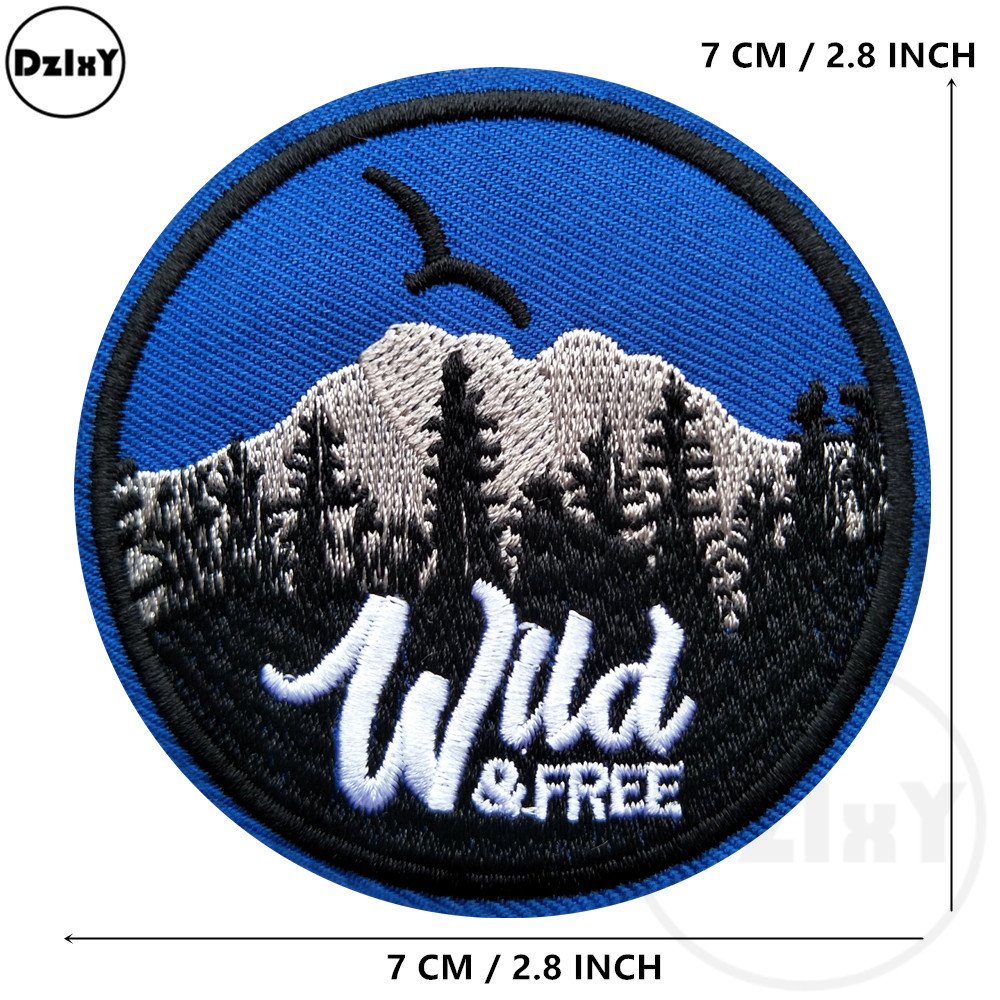 Fashion Brand Patches on Clothes Custom Logo Iron-on Transfers for Clothing Stickers Thermoadhesive Patch for Jacket Appliques