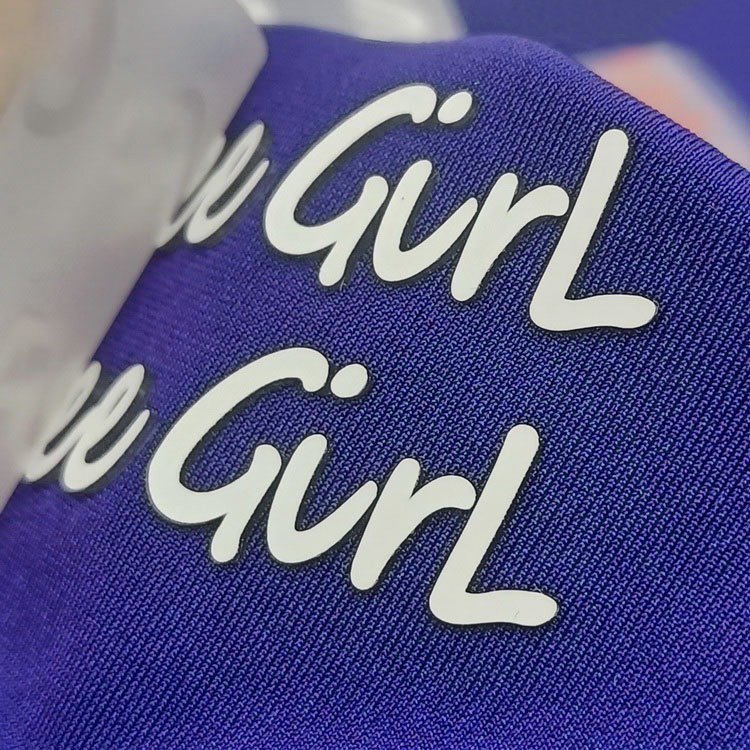 High Quality Custom Your Logo Heat Press 3d Rubber Silicone Custom Labels Clothing Brand Transfer Print Heat Transfer Label