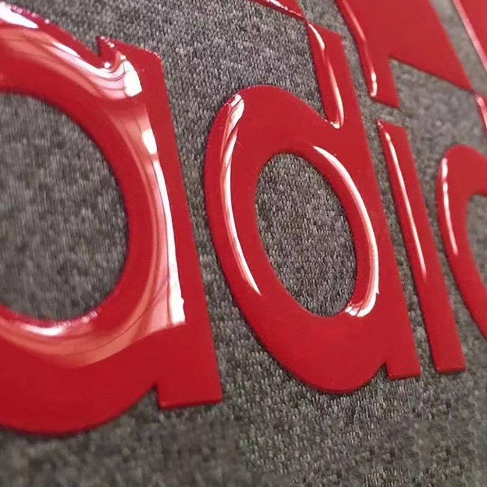 Custom Silicone Heat Transfer Vinyl 3d Raised Logo Tpu and Silicone Heat Transfer 3d Silicone Heat Transfer Printing